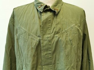 U.S. Coat Mans Combat, Tropical, popeline, 3rd pattern, dated 67, used, size L, insignia added ?