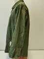 U.S. Coat Mans Combat, Tropical, popeline, 3rd pattern, dated 67, used, size L, insignia added ?