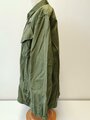 U.S. Coat Mans Combat, Tropical, popeline, 3rd pattern, dated 67, used, size L, insignia added ?