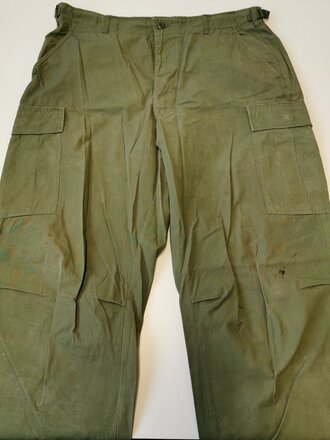 U.S. Trousers Mans Combat, Tropical, popeline, 3rd pattern, used, size L