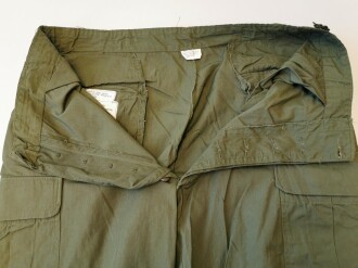 U.S. Trousers Mans Combat, Tropical, popeline, 3rd pattern, unused, size L, variant rounded Pocket Flaps