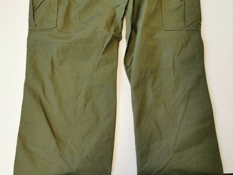 U.S. Trousers Mans Combat, Tropical, popeline, 3rd pattern, unused, size L, variant rounded Pocket Flaps