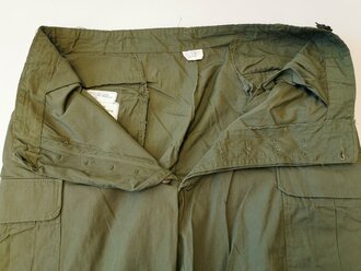 U.S. Trousers Mans Combat, Tropical, popeline, 3rd pattern, unused, size L, variant rounded Pocket Flaps