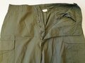 U.S. Trousers Mans Combat, Tropical, popeline, 3rd pattern, unused, size L, variant rounded Pocket Flaps