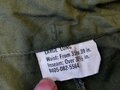 U.S. Trousers Mans Combat, Tropical, popeline, 3rd pattern, unused, size L, variant rounded Pocket Flaps