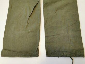 U.S. Trousers Mans Combat, Tropical, ripstop, 3rd pattern, used, size L, dated 67