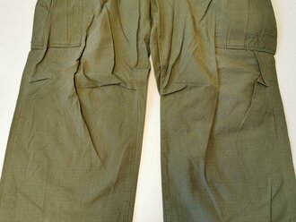 U.S. Trousers Mans Combat, Tropical, ripstop, 3rd pattern, used, size L, dated 67