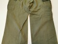U.S. Trousers Mans Combat, Tropical, ripstop, 3rd pattern, used, size L, dated 67