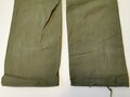 U.S. Trousers Mans Combat, Tropical, ripstop, 3rd pattern, used, size L, dated 67