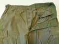 U.S. Trousers Mans Combat, Tropical, ripstop, 3rd pattern, used, size L, dated 67