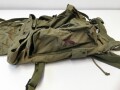 U.S. / ARVN Rucksack, improved carrying straps with M1956 adapter Fieldpack, used