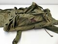 U.S. / ARVN Rucksack, improved carrying straps with M1956 adapter Fieldpack, used