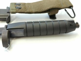 Bajonett für H&K G3 / HK33 mit U.S. Scheide, wohl ungebrauchtes Stück