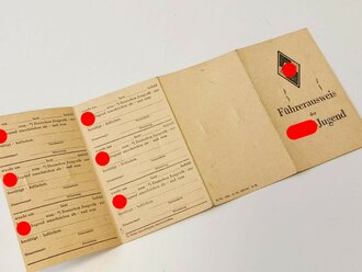 Hitler Jugend, Ausweiskonvolut eines Feldscher aus Thüringen