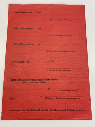 Deutsches Jungvolk /Hitler Jugend, Ausweiskonvolut eines Angehörigen des Gebiet 21 ( Baden) Der seltene Sportausweis des Deutschen Jungvolkes mit beiliegendem Lichtbild, die anderen fehlen
