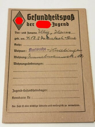 Deutsches Jungvolk /Hitler Jugend, Ausweiskonvolut eines...