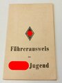 Deutsches Jungvolk /Hitler Jugend, Ausweiskonvolut eines Angehörigen des Gebiet 21 ( Baden) Der seltene Sportausweis des Deutschen Jungvolkes mit beiliegendem Lichtbild, die anderen fehlen