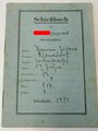 Hitler Jugend, Schießbuch Kleinkaliber mit eingetragenem HJ Schießabzeichen