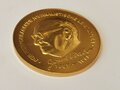DDR, Medaille Staatliches Komitee für Rundfunk " Für hervorragende Journalistische Leistungen" in gold, im Etui