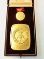 DDR,  Landwirtschaftsausstellung der DDR " Agra Markkleeberg" Medaille in gold, im Etui