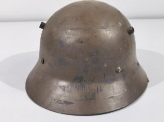 Tschechoslowakei, Stahlhelm Modell 1930, Originallack