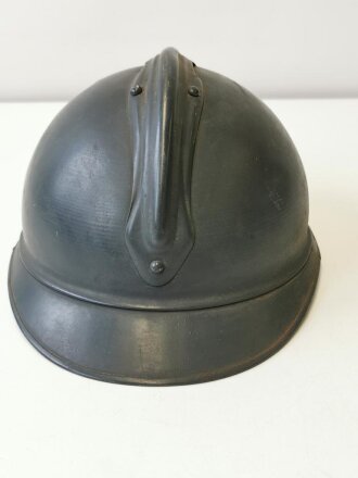 Frankreich 1. Weltkrieg, Stahlhelm Modell 1915, Originallack