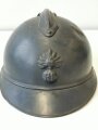 Frankreich 1. Weltkrieg, Stahlhelm Modell 1915, Originallack