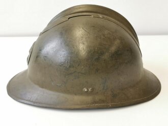 Frankreich 2. Weltkrieg, Stahlhelm Modell 1926, Originallack