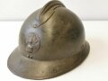 Frankreich 2. Weltkrieg, Stahlhelm Modell 1926, Originallack