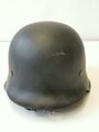 Deutschland nach 1945, Stahlhelm Feuerwehr, Originallack