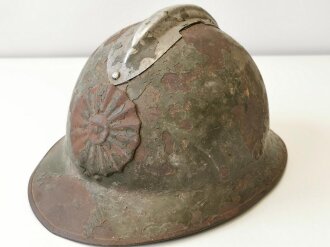 Peru, Stahlhelm M34, ungereinigtes Stück