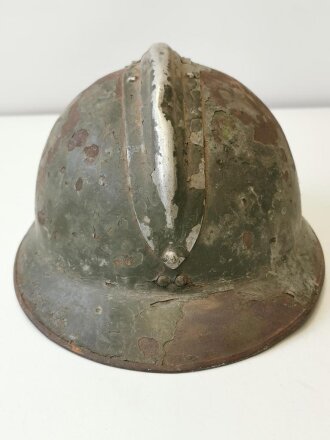 Peru, Stahlhelm M34, ungereinigtes Stück