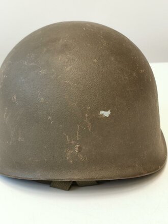 Deutschland nach 1945, Stahlhelm Bundeswehr alter Art für Fallschirmtruppen, Kopfgrösse 57-61, gebraucht