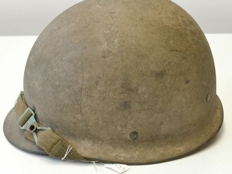 Deutschland nach 1945, Stahlhelm Bundeswehr alter Art, Kopfgrösse 56-58, gebraucht