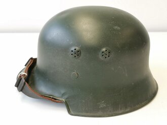 Stahlhelm III.Reich, dunkelgrüner Originallack,...