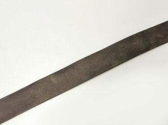 Koppelriemen Wehrmacht, frühes Stück mit Aluminiumgegenhalt, Gesamtlänge 91cm