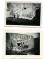 3 Aufnahmen des Fort Eben-Emael , Maße von 6 x 8 cm bis 7 x 10 cm