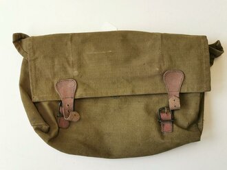 Fahrradtasche aus Tasche for den A-Rahmen der Wehrmacht, Nachkriegsprodukt " Schwerter zu Pflugscharen"
