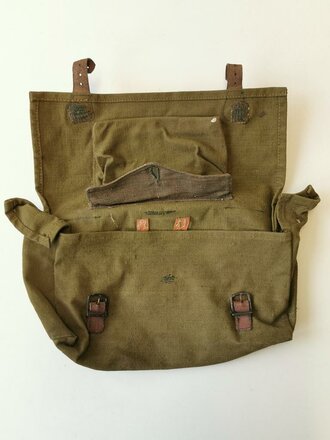 Fahrradtasche aus Tasche for den A-Rahmen der Wehrmacht, Nachkriegsprodukt " Schwerter zu Pflugscharen"