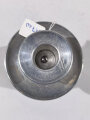 Kerzenständer aus ballistischer Haube der Wehrmacht ( Höhe 12,5cm ),  Nachkriegsumbau " Schwerter zu Pflugscharen"