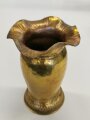 Vase aus einer Kartusche datiert 1937, Höhe 14cm, Durchmesser unten 7,5cm,  Nachkriegsumbau " Schwerter zu Pflugscharen"