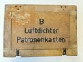 Luftdichter Patronenkasten B mit Packzettel für " 75 Gewehrgranaten"  datiert 1944