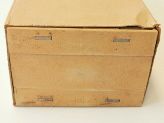 Pappkasten für 300 Schuss Munition 8x 57 ( für K98 ) . 20 Pappschachteln enthalten, alles zusammengehörig. OHNE Inhalt - Complete matching set for 300 K98 rounds, ONLY EMPTY BOXES