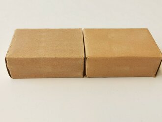 2 Stück Leere Patronenschachteln für je 15 Schuss Munition zum K98. OHNE Inhalt - ONLY EMPTY BOXES