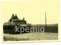 Aufnahme eines Panzer III auf dem Vormarsch, Maße 7 x 10 cm
