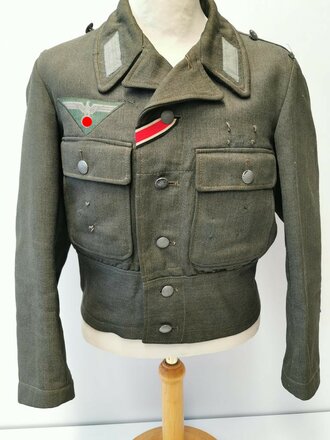 Heer, Feldbluse Modell 1944 aus italienischem Material....