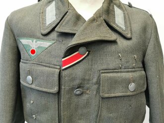 Heer, Feldbluse Modell 1944 aus italienischem Material....