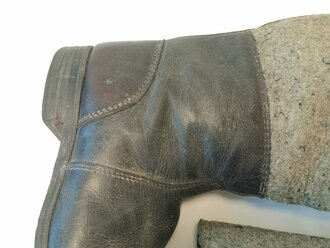 Paar Winterstiefel für Angehörige der Wehrmacht. Getragenes Paar in gutem Zustand, Sohlenlänge 31cm