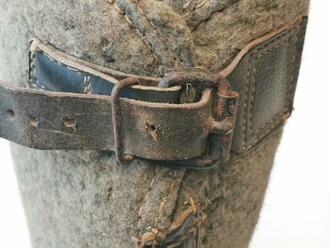 Paar Winterstiefel für Angehörige der Wehrmacht. Getragenes Paar in gutem Zustand, Sohlenlänge 31cm