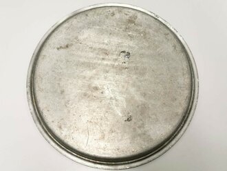 Deckel für Fass Fusspulver 02 der Wehrmacht datiert 1939